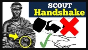 left handshake explained scouting